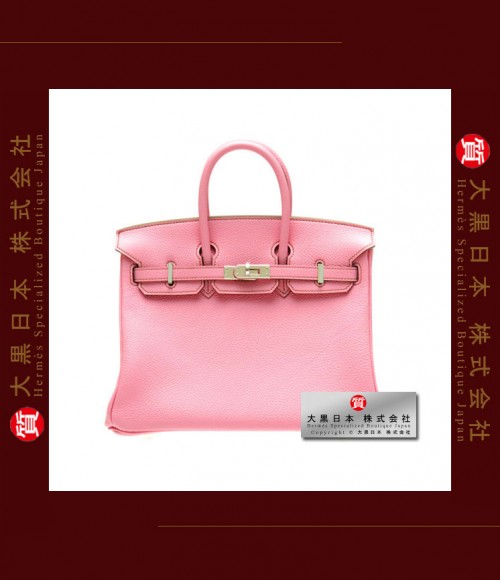 HERMES BIRKIN 25 (Brand-new) - Pink, Togo leather, Phw