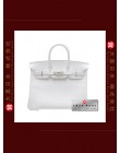 HERMES BIRKIN 25 (Pre-owned) White, Epsom leather, Phw