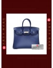 HERMES BIRKIN 25 (Pre-owned) Blue saphir, Epsom leather, Phw