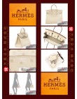 HERMES BIRKIN 25 (Pre-owned) Parchemin, Ostrich leather, Phw