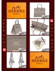 HERMES BIRKIN 25 (Pre-owned) - Gris asphalte, Epsom leather, Ghw