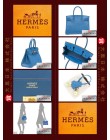 HERMES BIRKIN 30 (Pre-owned) Mykonos / Mykonos Blue, Epsom leather, Ghw