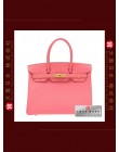 H E R M E S BIRKIN 30 (Pre-owned) Rose lipstick, Togo leather, Ghw