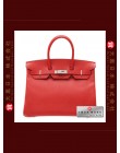 HERMES BIRKIN 35 (Pre-owned) Rouge casaque / Bright red, Epsom leather, Phw