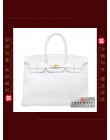 HERMES BIRKIN 35 (Pre-owned) White, Togo leather, Ghw