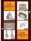 HERMES BIRKIN 40 (Pre-owned) Gris tourterelle / Mouse grey, Togo leather, Phw