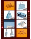 HERMES CANDY BIRKIN 30 (Pre-owned) Celeste / Celeste blue, Epsom leather, Phw