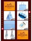 HERMES CANDY BIRKIN 35 (Pre-owned) Celeste / Celeste blue, Epsom leather, Phw