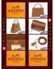 HERMES KELLY 28 (Pre-owned) Retourne, Gold, Togo leather, Ghw